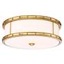 2_Minka Flush Mount 15 1/2" Wide Liberty Gold Drum LED Ceiling Light
