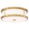 Minka Flush Mount 15 1/2" Wide Liberty Gold Drum LED Ceiling Light