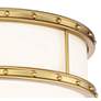 3_Minka Flush Mount 15 1/2" Wide Liberty Gold Drum LED Ceiling Light more views