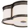 3_Minka Flush Mount 16 1/4" Wide Harvard Court Bronze LED Ceiling Light more views