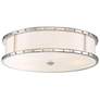 2_Minka Flush Mount 20 1/4"W Brushed Nickel Drum LED Ceiling Light