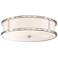 Minka Flush Mount 20 1/4"W Brushed Nickel Drum LED Ceiling Light