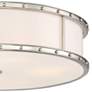 3_Minka Flush Mount 20 1/4"W Brushed Nickel Drum LED Ceiling Light more views