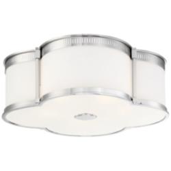 Minka Flush Mount 22" Wide Polished Nickel LED Ceiling Light