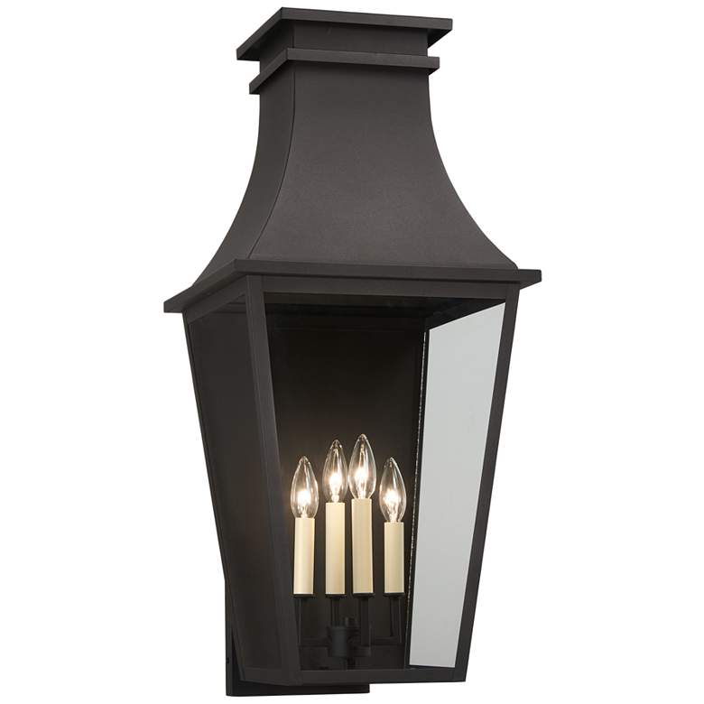 Image 1 Minka Gloucester 30.6" High 4-Light Sand Coal Outdoor Wall Light
