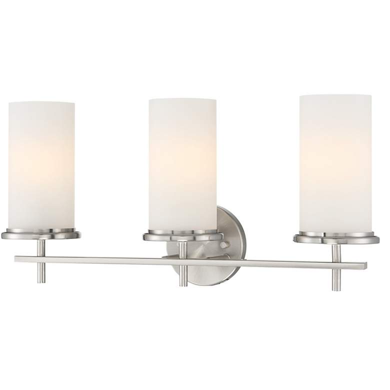 Image 2 Minka Haisley 23" Wide Brushed Nickel 3-Light Bath Light more views