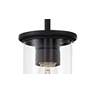 2_Minka Haisley 4 3/4" Wide Black and Clear Glass Mini Pendant more views