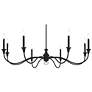 3_Minka Halifax County 48" 8-Light Textured Black Candelabra Chandelier more views