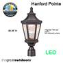 5_Minka Hanford Pointe 20 1/4" Marine Grade LED Outdoor Post Light more views