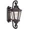 Minka Hanford Pointe 21 3/4" High LED Bronze Outdoor Wall Light