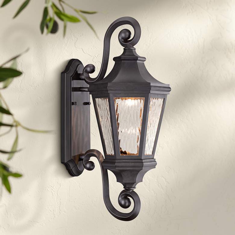 Image 1 Minka Hanford Pointe 21 3/4" High LED Bronze Outdoor Wall Light