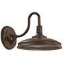 Minka Harbison 8 3/4" High Textured Bronze LED Outdoor Wall Light