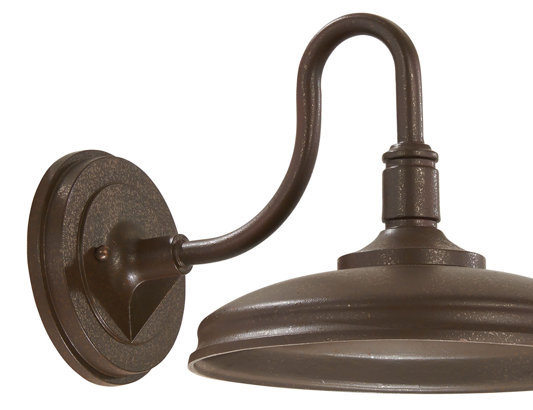 Image 2 Minka Harbison 8 3/4" High Textured Bronze LED Outdoor Wall Light more views