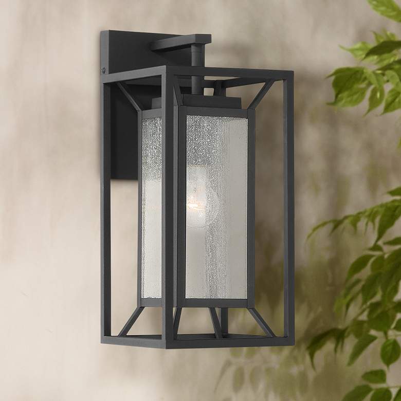 Image 1 Minka Harbor View 16 1/2" High Sand Coal Outdoor Wall Light
