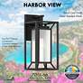 7_Minka Harbor View 16 1/2" High Sand Coal Outdoor Wall Light more views