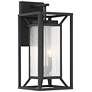 2_Minka Harbor View 21" High Sand Coal Black Outdoor Wall Light