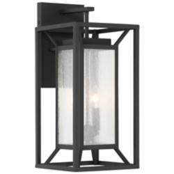 Minka Harbor View 21" High Sand Coal Black Outdoor Wall Light