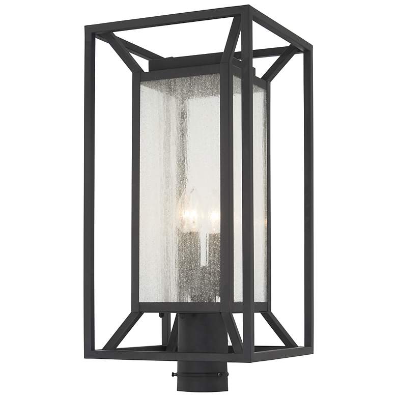 Image 2 Minka Harbor View 22 3/4" High Sand Coal Modern Outdoor Post Light