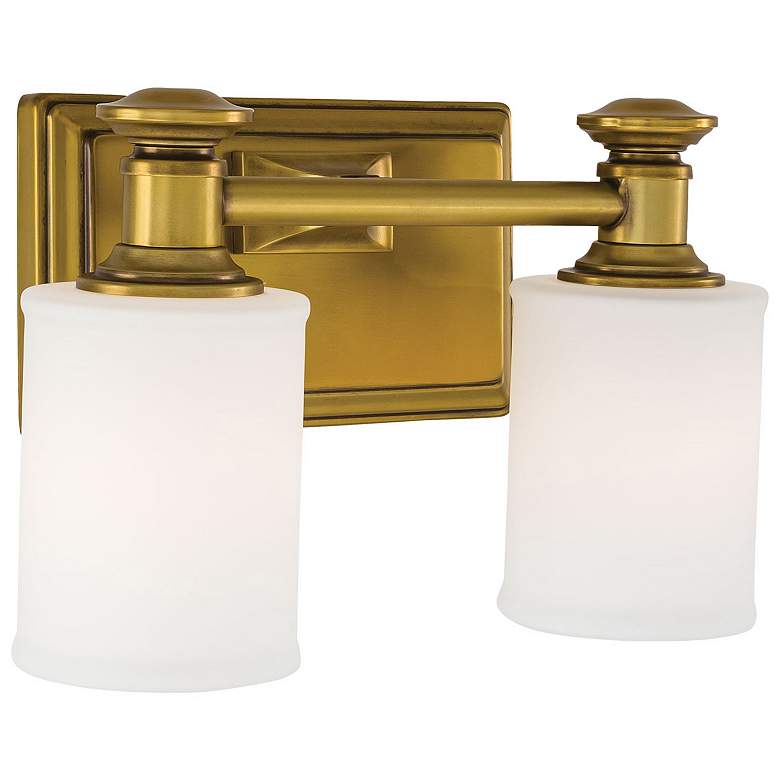 Image 2 Minka Harbour Point 11 1/4" Wide Liberty Gold 2-Light Wall Sconce more views
