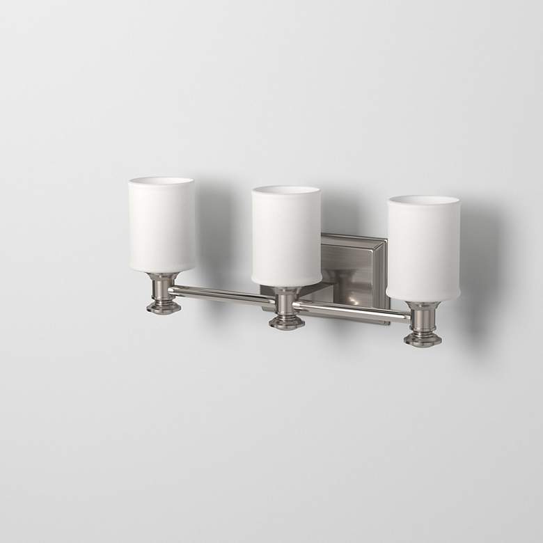 Image 3 Minka Harbour Point 19" Brushed Nickel 3-Light Vanity Bath Light more views