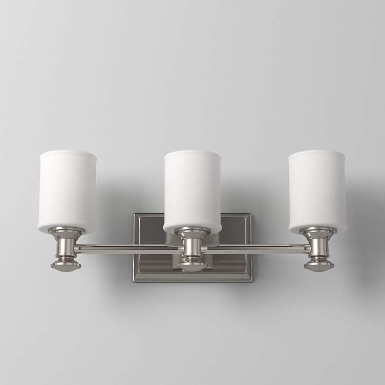 Image 4 Minka Harbour Point 19" Brushed Nickel 3-Light Vanity Bath Light more views