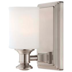 Minka Harbour Point 8" High Brushed Nickel Wall Sconce