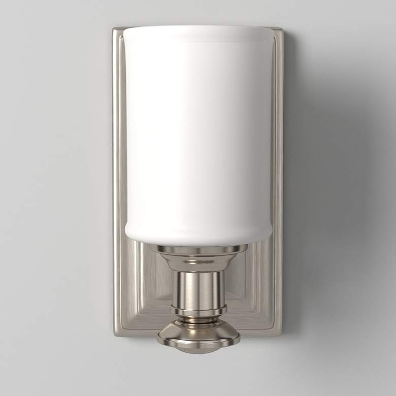 Image 2 Minka Harbour Point 8" High Brushed Nickel Wall Sconce more views