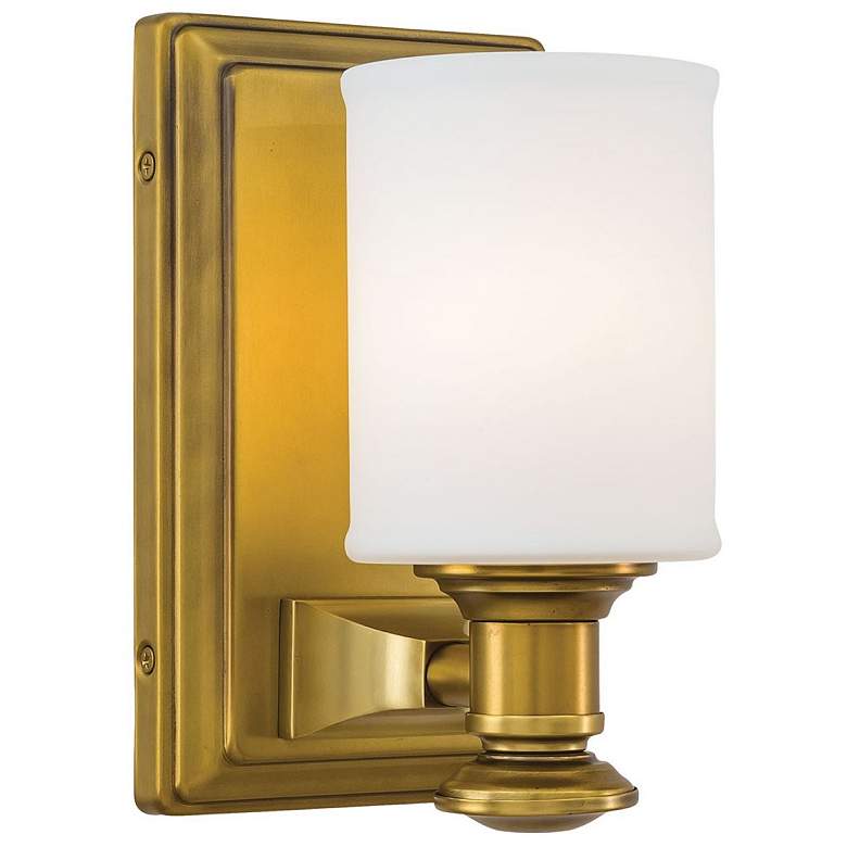 Image 1 Minka Harbour Point 8" High Liberty Gold Wall Sconce