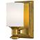 Minka Harbour Point 8" High Liberty Gold Wall Sconce