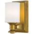 Minka Harbour Point 8" High Liberty Gold Wall Sconce