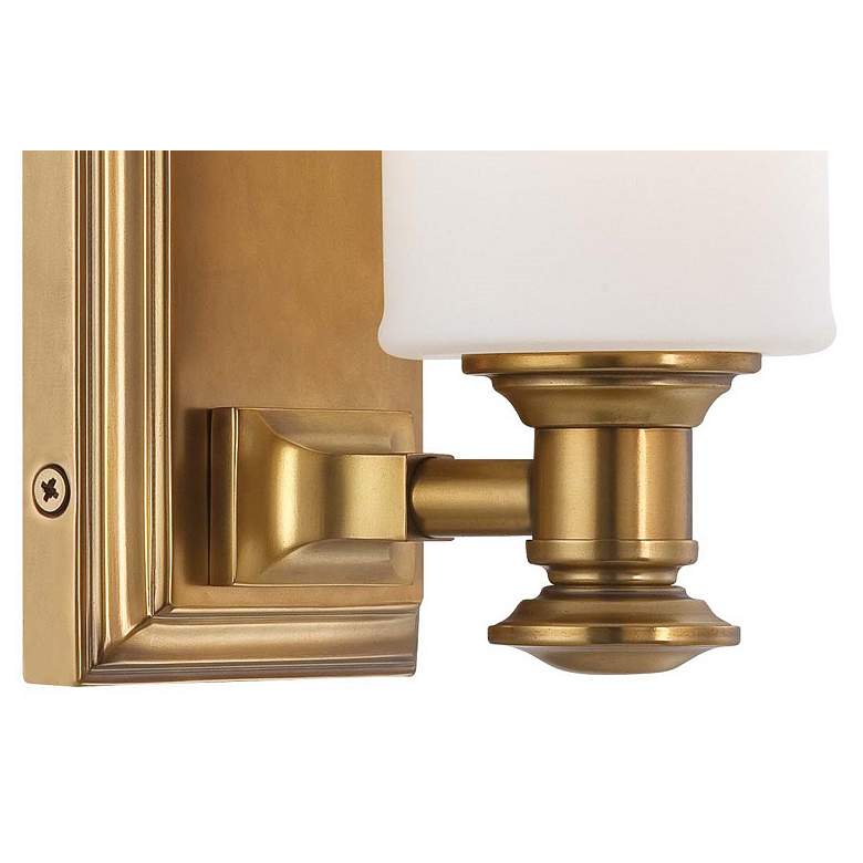 Image 2 Minka Harbour Point 8" High Liberty Gold Wall Sconce more views