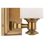 2_Minka Harbour Point 8" High Liberty Gold Wall Sconce more views