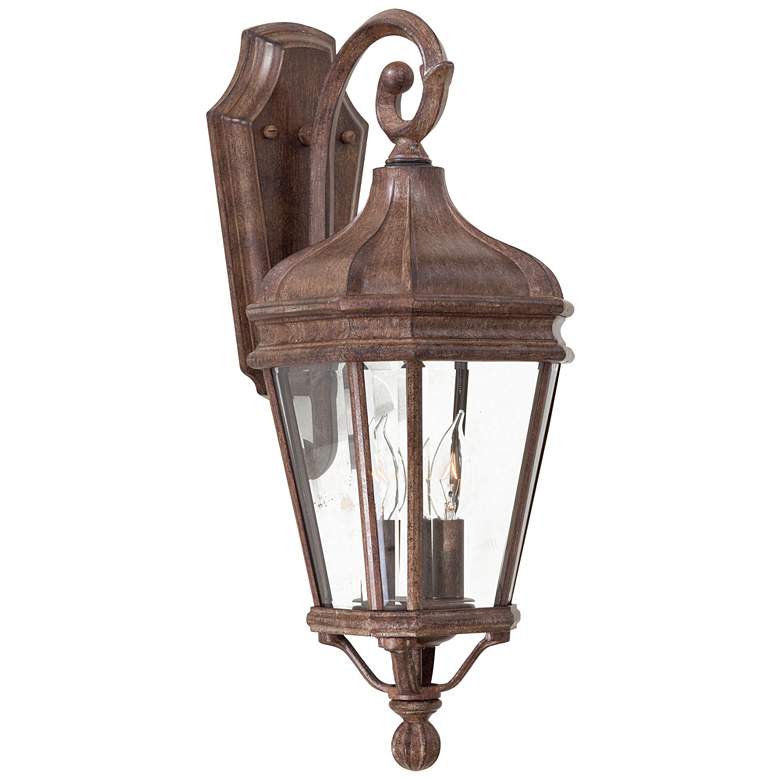 Image 3 Minka Harrison Series 21" High Traditional Scroll Outdoor Wall Light