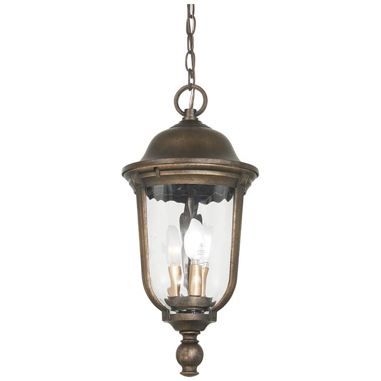 Image 2 Minka Havenwood 19 3/4" Tavira Bronze and Silver Outdoor Hanging Light