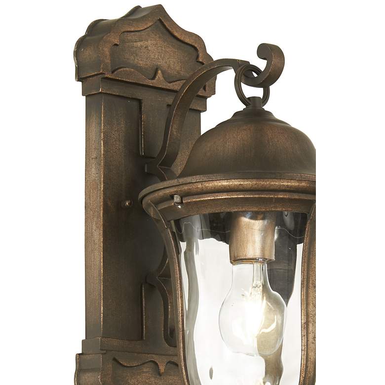 Image 3 Minka Havenwood 19" Tavira Bronze and Alder Silver Outdoor Wall Light more views