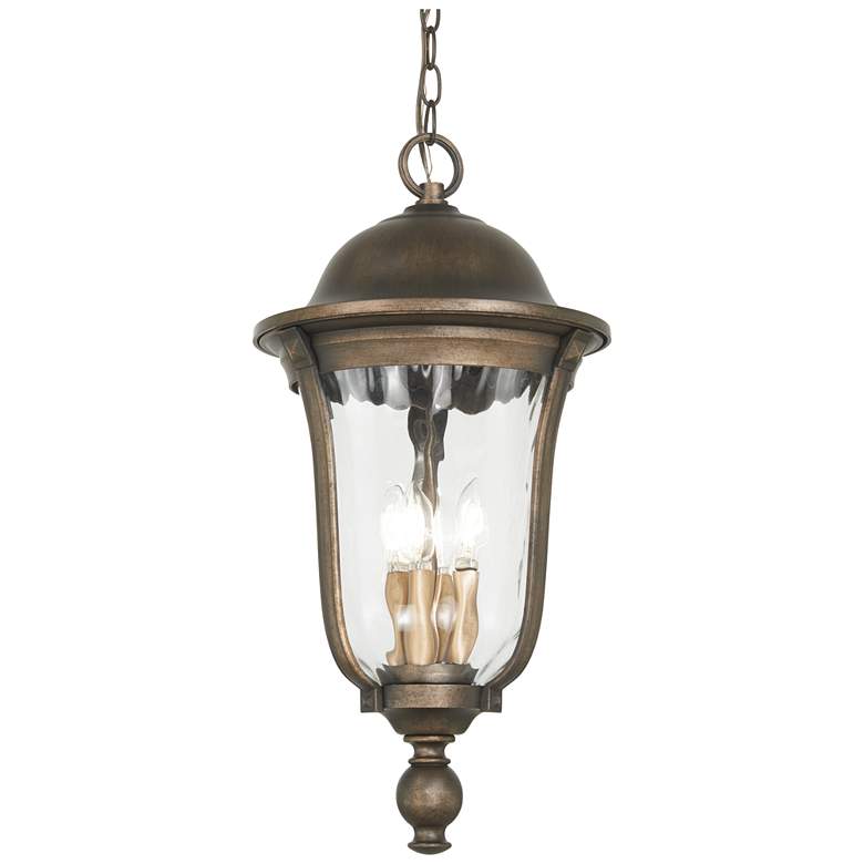 Image 2 Minka Havenwood 25 1/4" Tavira Bronze and Silver Outdoor Hanging Light