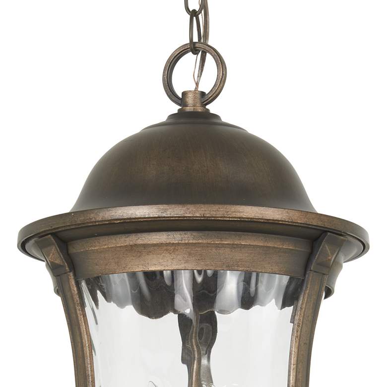 Image 3 Minka Havenwood 25 1/4" Tavira Bronze and Silver Outdoor Hanging Light more views