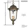 5_Minka Havenwood 25 1/4" Tavira Bronze and Silver Outdoor Hanging Light more views