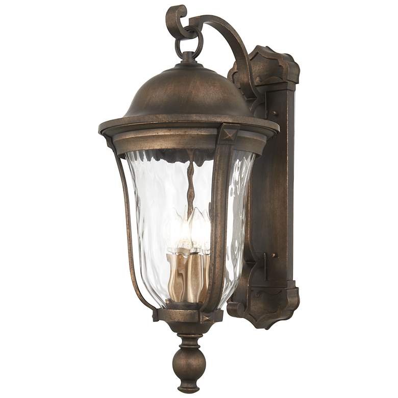 Image 2 Minka Havenwood 26 3/4" Tavira Bronze Alder Silver Outdoor Wall Light