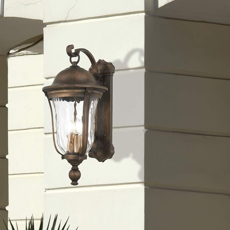 Image 6 Minka Havenwood 26 3/4" Tavira Bronze Alder Silver Outdoor Wall Light more views