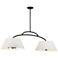 Minka Headington 48" Wide Coal Black 6-Light Island Chandelier