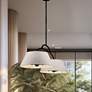 2_Minka Headington 48" Wide Coal Black 6-Light Island Chandelier