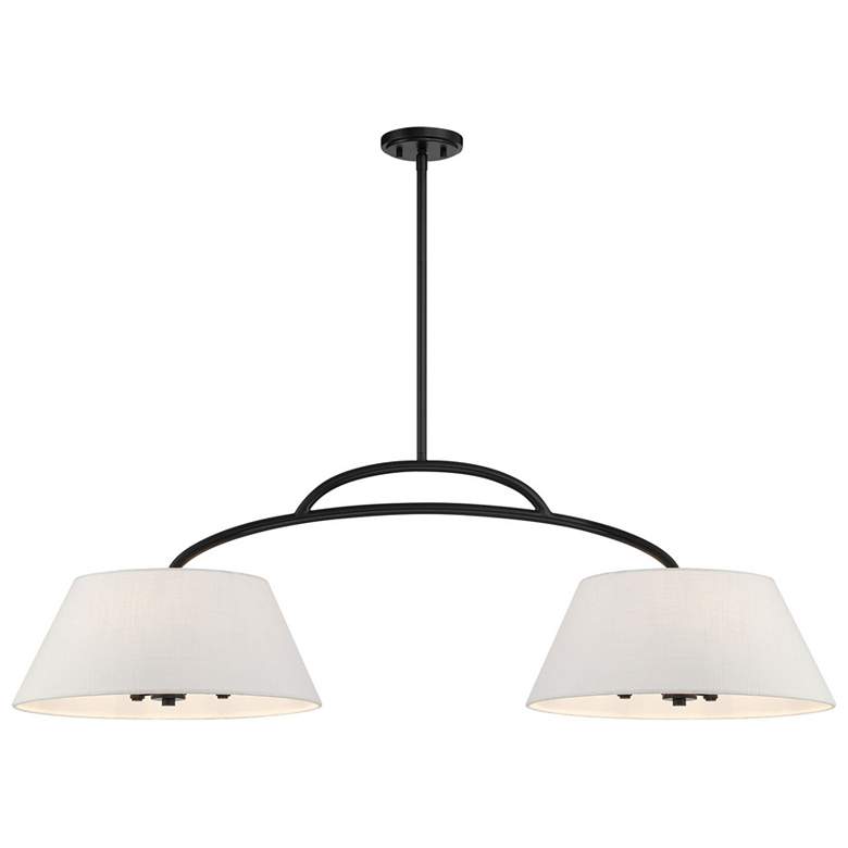 Image 4 Minka Headington 48" Wide Coal Black 6-Light Island Chandelier more views