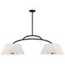 4_Minka Headington 48" Wide Coal Black 6-Light Island Chandelier more views