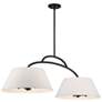 5_Minka Headington 48" Wide Coal Black 6-Light Island Chandelier more views