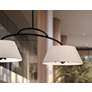 7_Minka Headington 48" Wide Coal Black 6-Light Island Chandelier more views