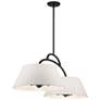 Minka Headington 48" Wide Coal Black 6-Light Island Chandelier in scene