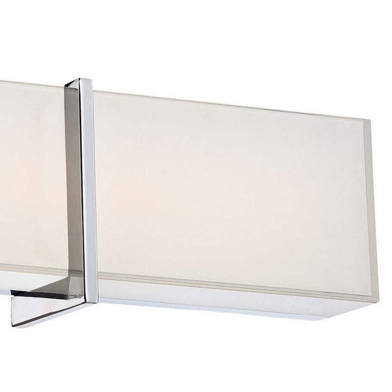 Image 3 Minka High Rise 24 1/4 inch Wide Modern LED Chrome Bath Light more views