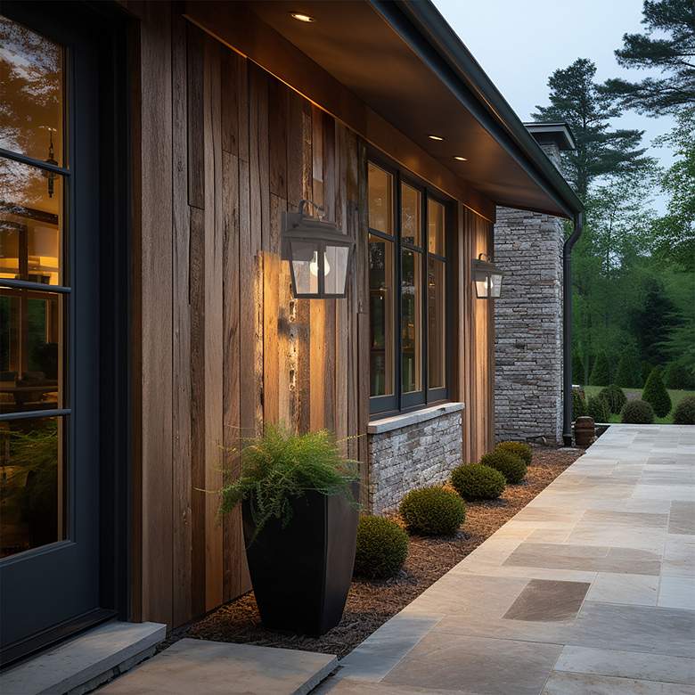 Image 7 Minka Irvington Manor 12" High Chelesa Bronze Outdoor Wall Light more views