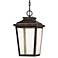 Minka Irvington Manor 15 1/2" High Bronze LED Outdoor Hanging Light